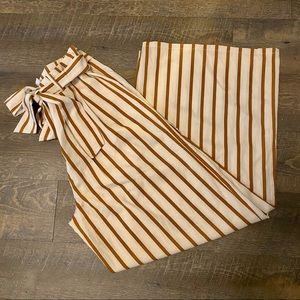 A Calin Flying Tomato Wide Leg Paper Bag Pants